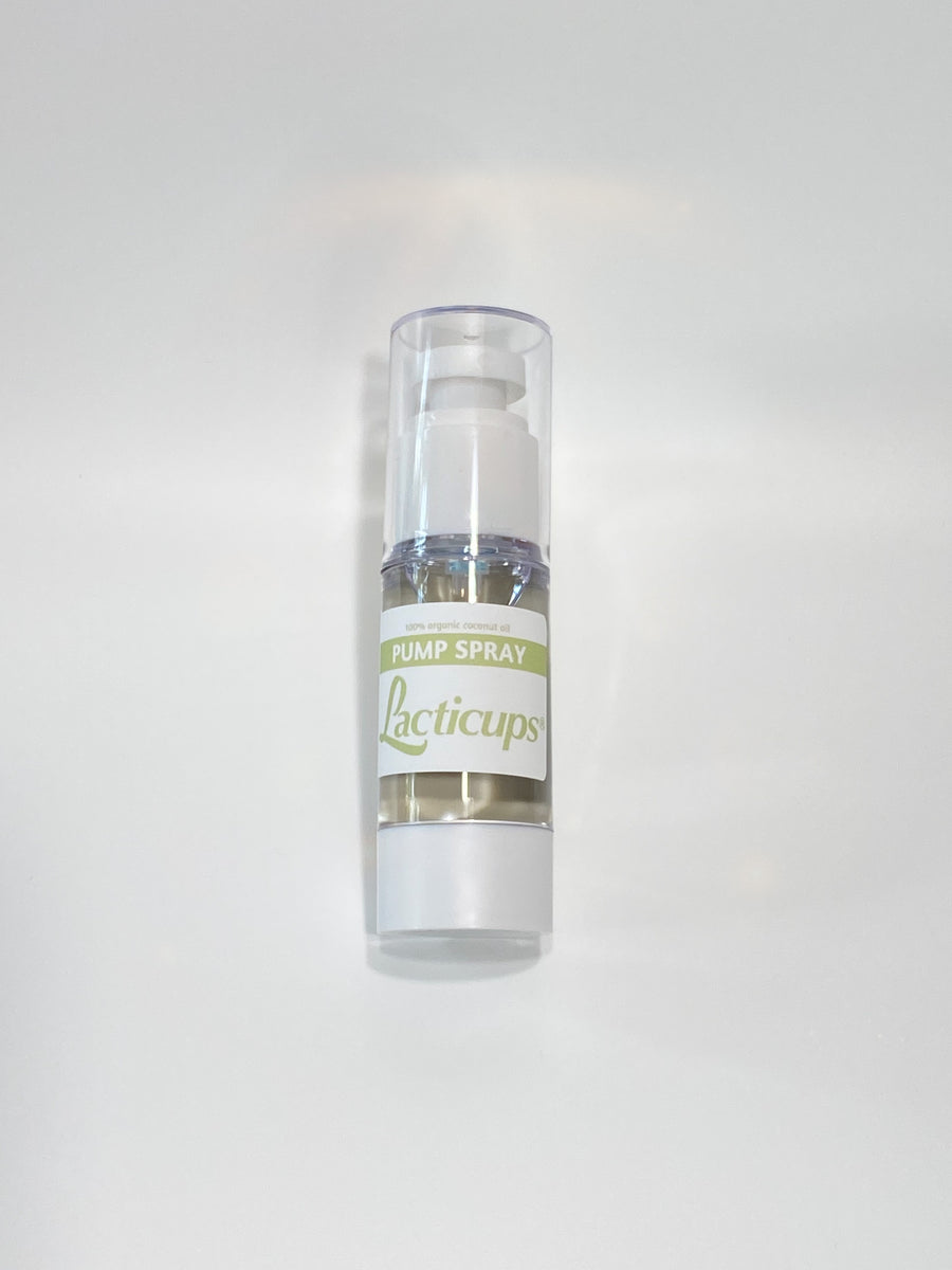 Pumping Spray - 100% ORGANIC healing and moisturizing - GLASS BOTTLE