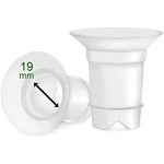 Flange Inserts 19 mm Silicone  (2 pc)  Lacticups: The Original Breastmilk Collection Cup | Essential Breastfeeding Supply